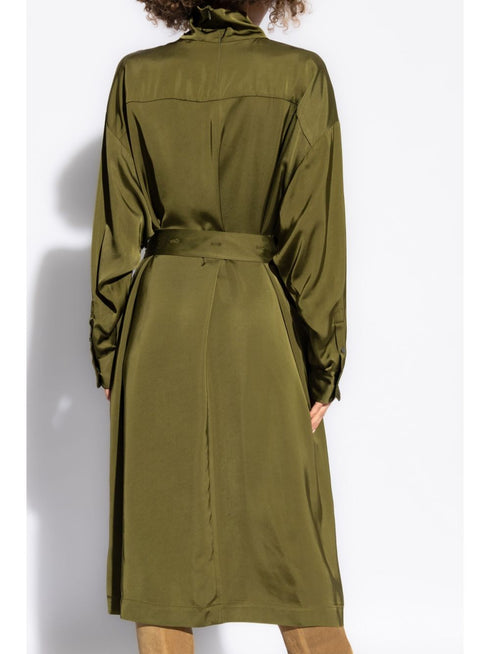 stand-up collar dress